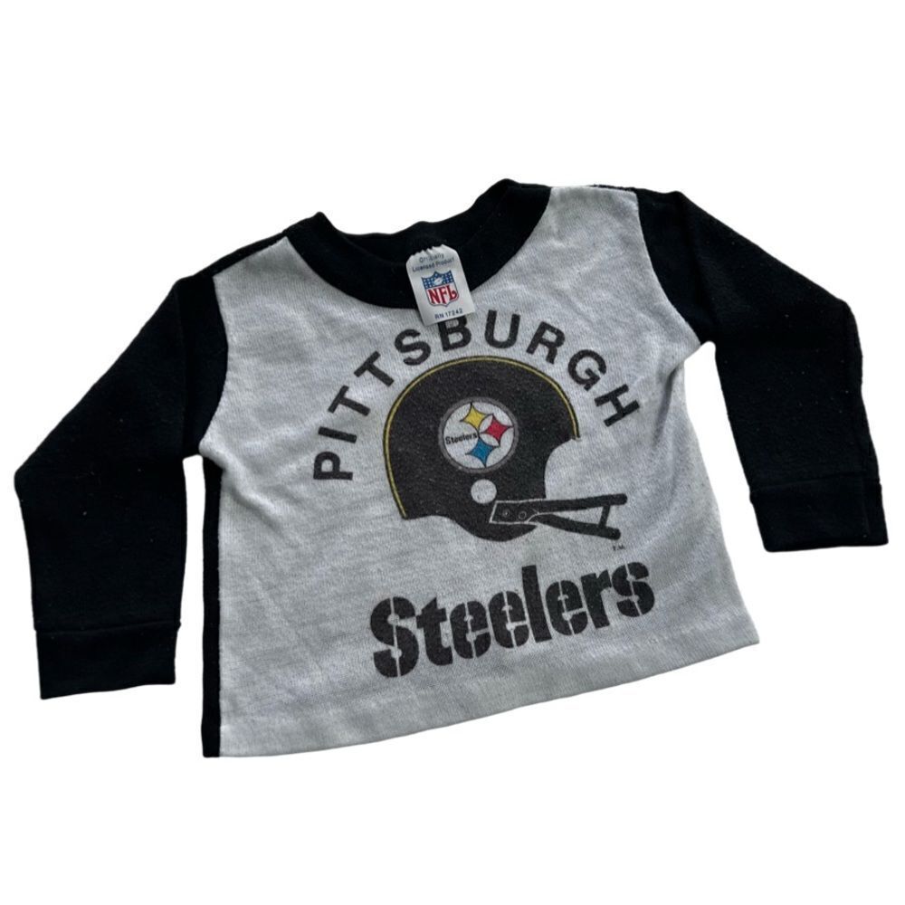 Vintage 1990s Retro Pittsburgh Steelers Baby Sweatshirt